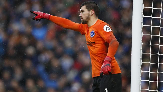 Mat Ryan is still Australia’s No.1.  AFP PHOTO / Adrian DENNIS