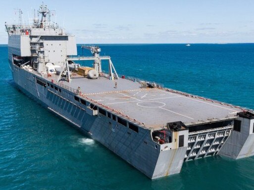 One of Australia’s largest and tallest Navy ships, HMAS Choules is on it's way to help with bushfire effected areas of Gippsland.