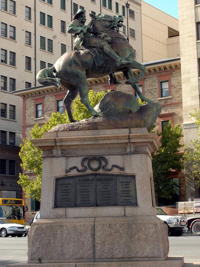 South African Boer War Memorial on corner of North Terrace and King William Street, Adelaide.