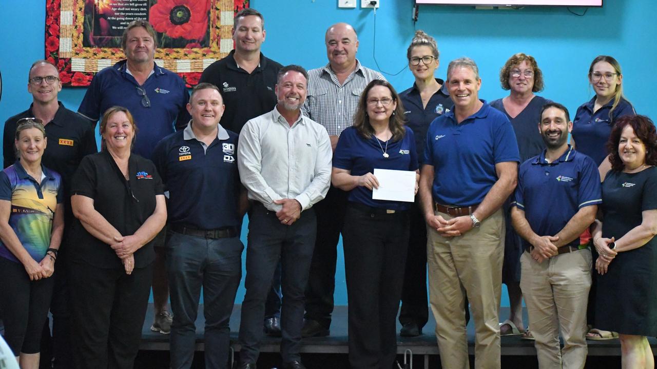 Clubs Queensland donated $75,000 to the Hinchinbrook Community Support Centre in the wake of the Hinchinbrook flood disaster. Picture: Cameron Bates