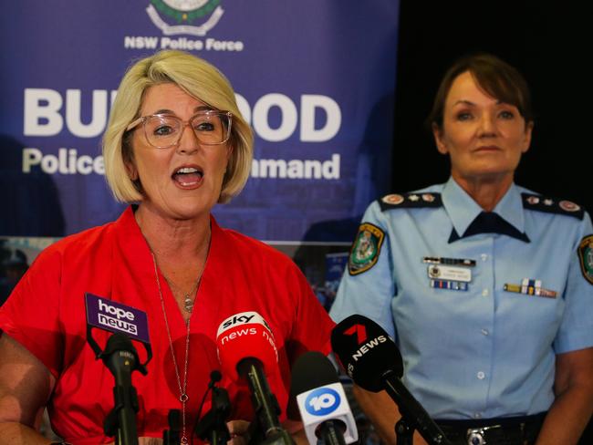 Ms Webb (right) retained the support of Police Minister Yasmin Catley. Picture: Gaye Gerard
