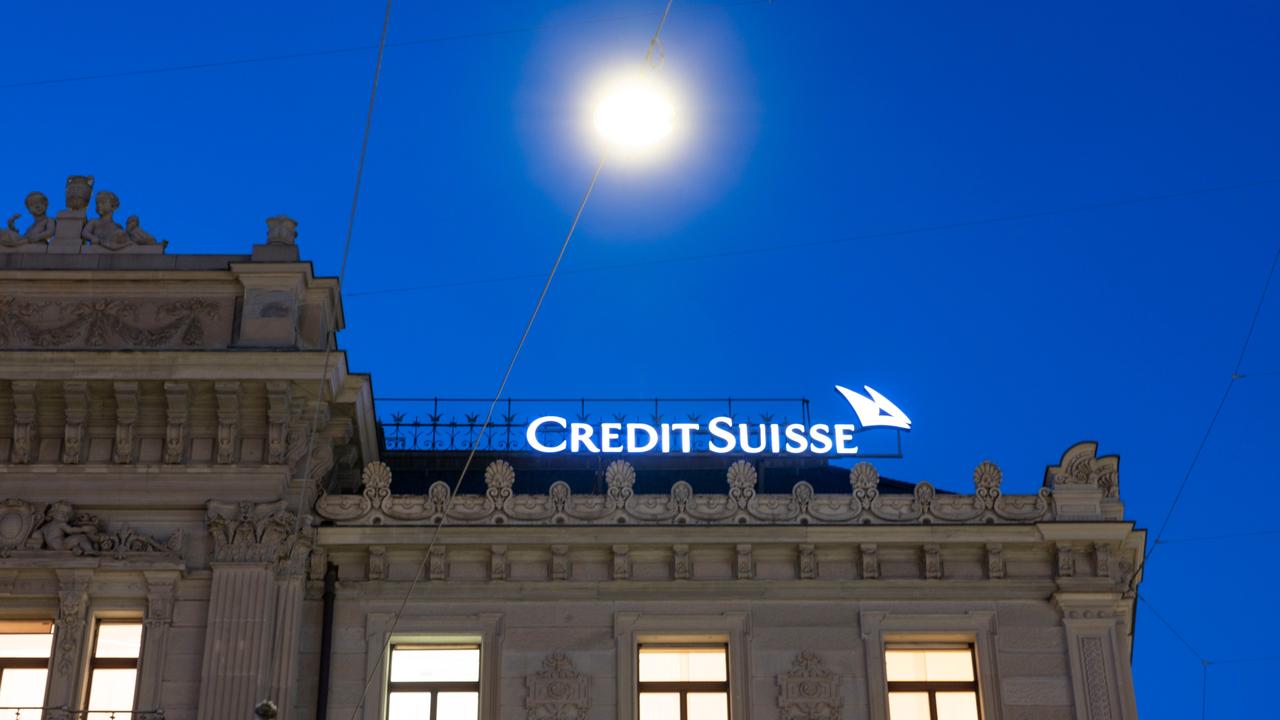 Credit Suisse is not in good shape either. Picture: Arnd Wiegmann/Getty Images