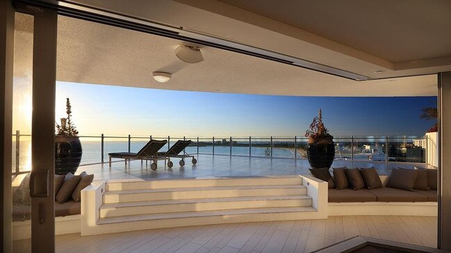 The penthouse at 1101/87 Mooloolaba Esplanade, Mooloolaba, sold for $11m to the Buntines.