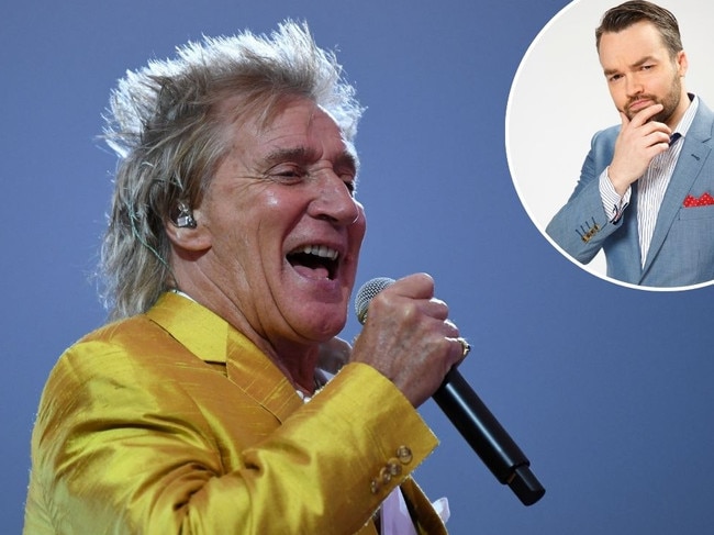 Rod Stewart and Brydon Coverdale