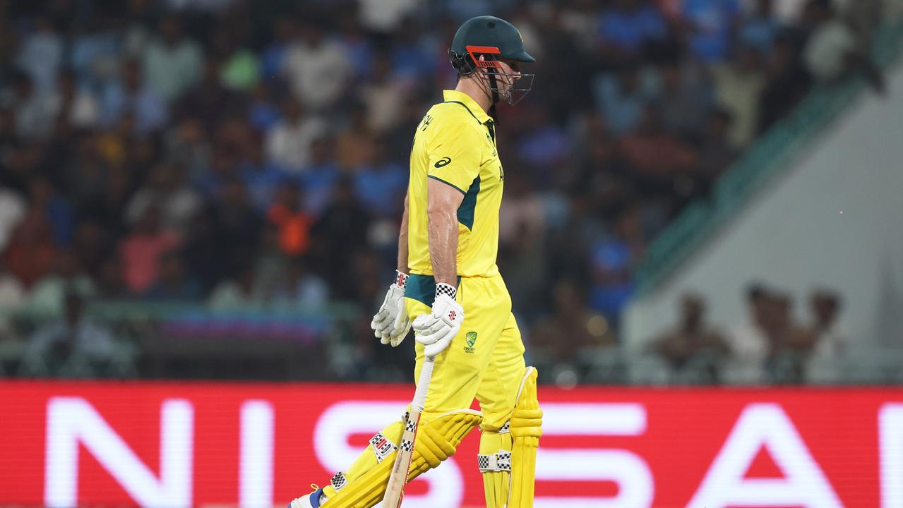 Mitchell Marsh is battling at the World Cup. Picture: Robert Cianflone/Getty Images