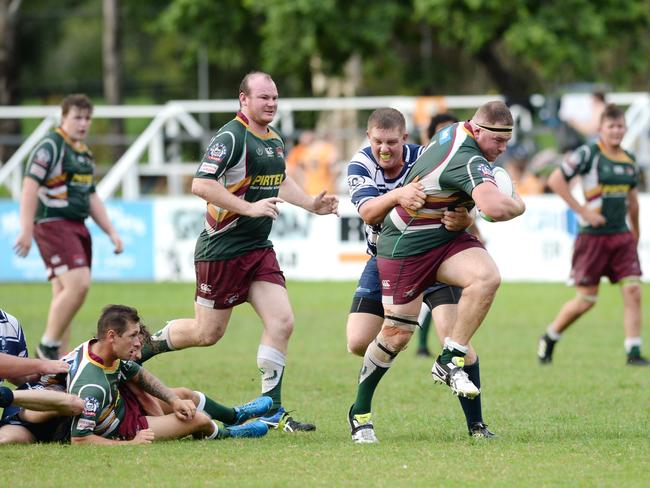 Rugby union: Frenchville's Grant Burchmann.