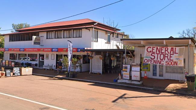 The outside of the pub as it prepared to open the general store in August