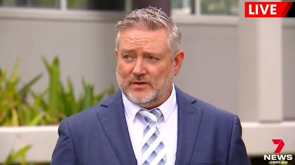 Acting Detective Inspector Craig Mansfield said ‘additional information from witnesses’ forensics had assisted in the investigation. Picture: 7NEWS