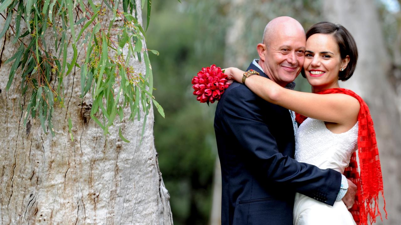 Megan Hayward and her husband Stephen. Picture: Supplied