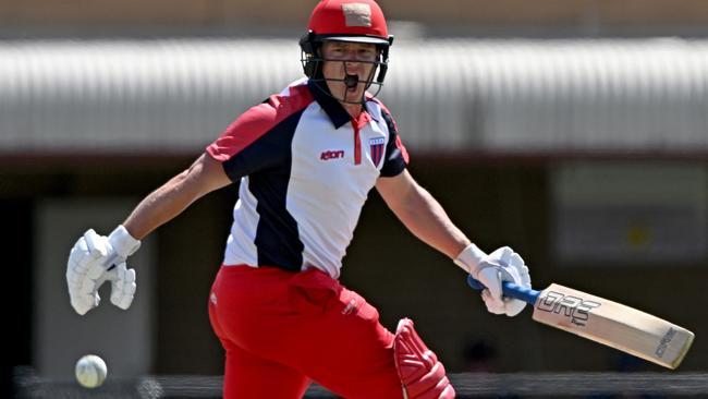 DDCA batter Jordan Wyatt (Springvale South). Picture: Andy Brownbill