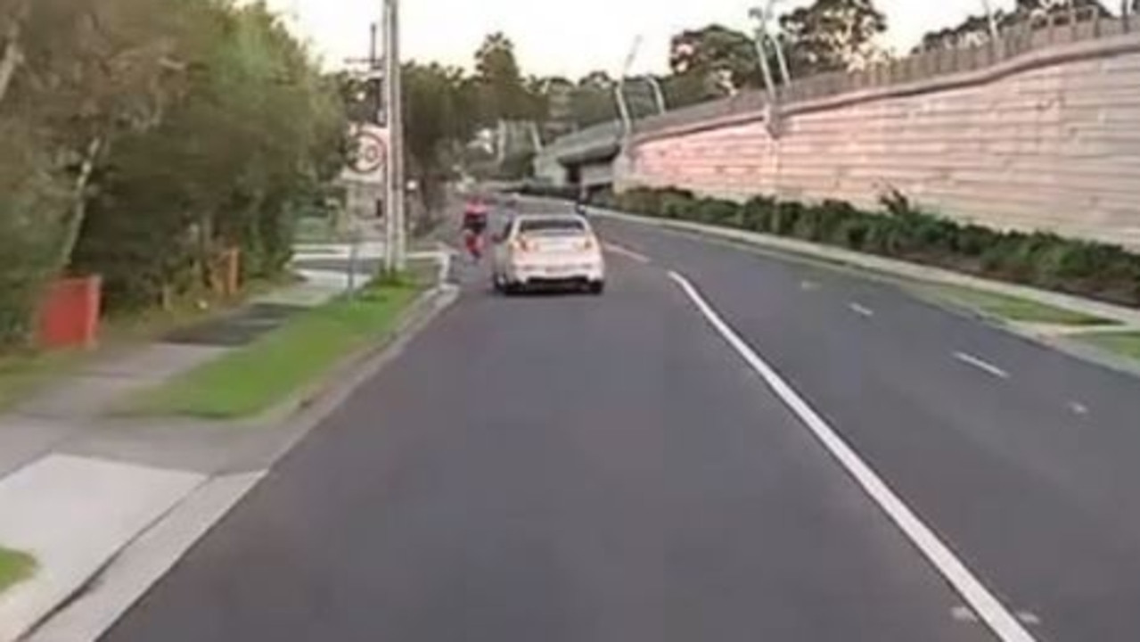 The cyclist was hit on Douglas St, Noble Park. Picture: Victoria Police