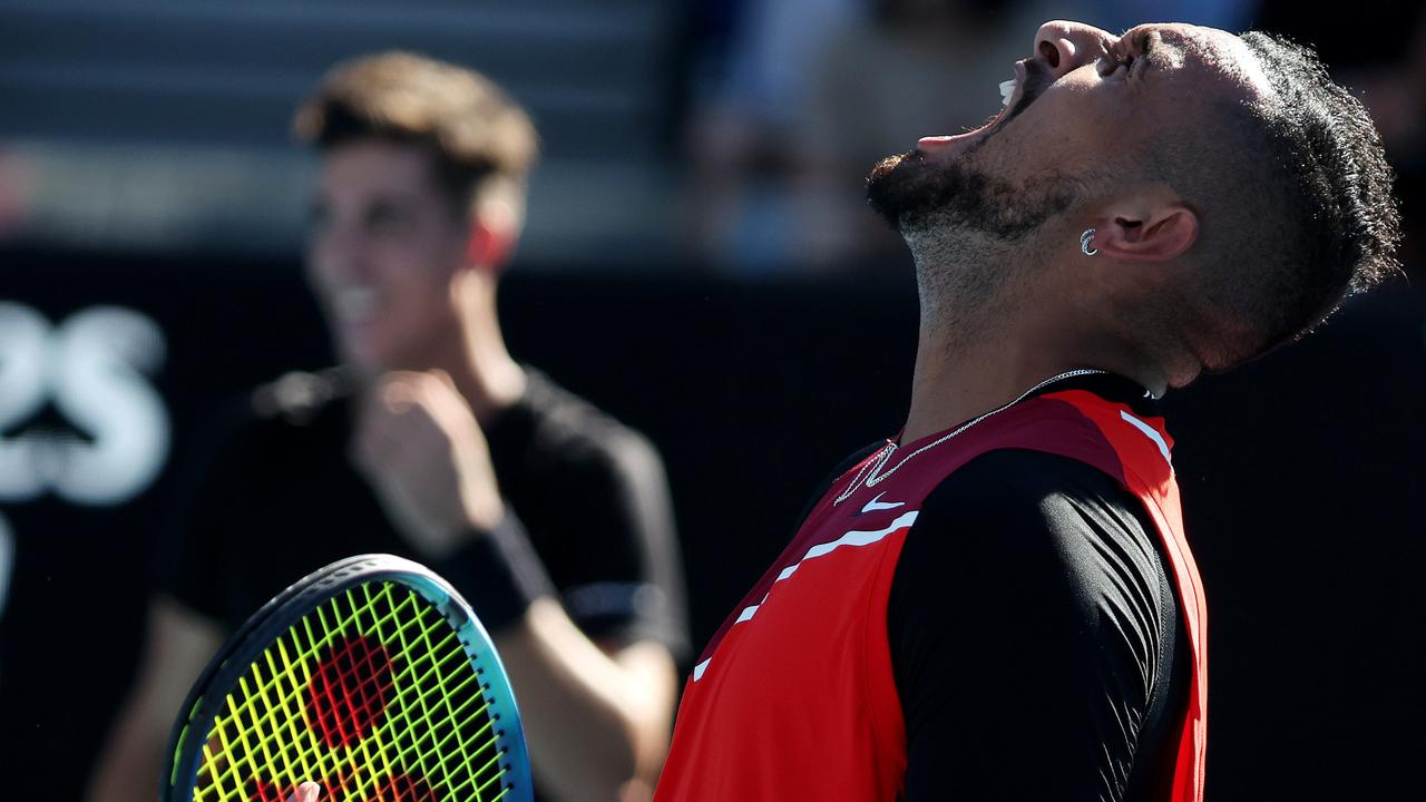 Nick Kyrgios is lapping up the raucous crowds while his opponents hate it. Picture: Michael Klein