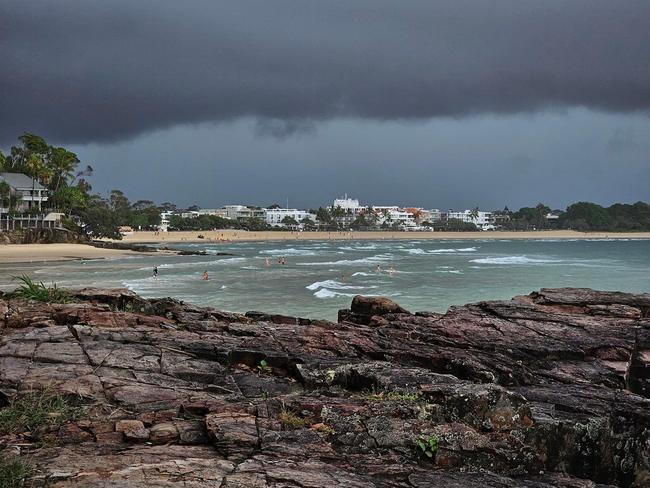 Stormclouds over Noosa Heads. Picture: Mark Furler