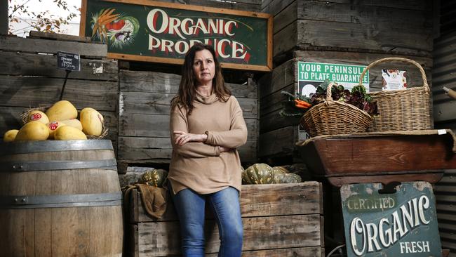 Peninsula Fresh Organics co-owner Tash Shields says her farm gate will have to close under a council crack down. Picture: David Caird