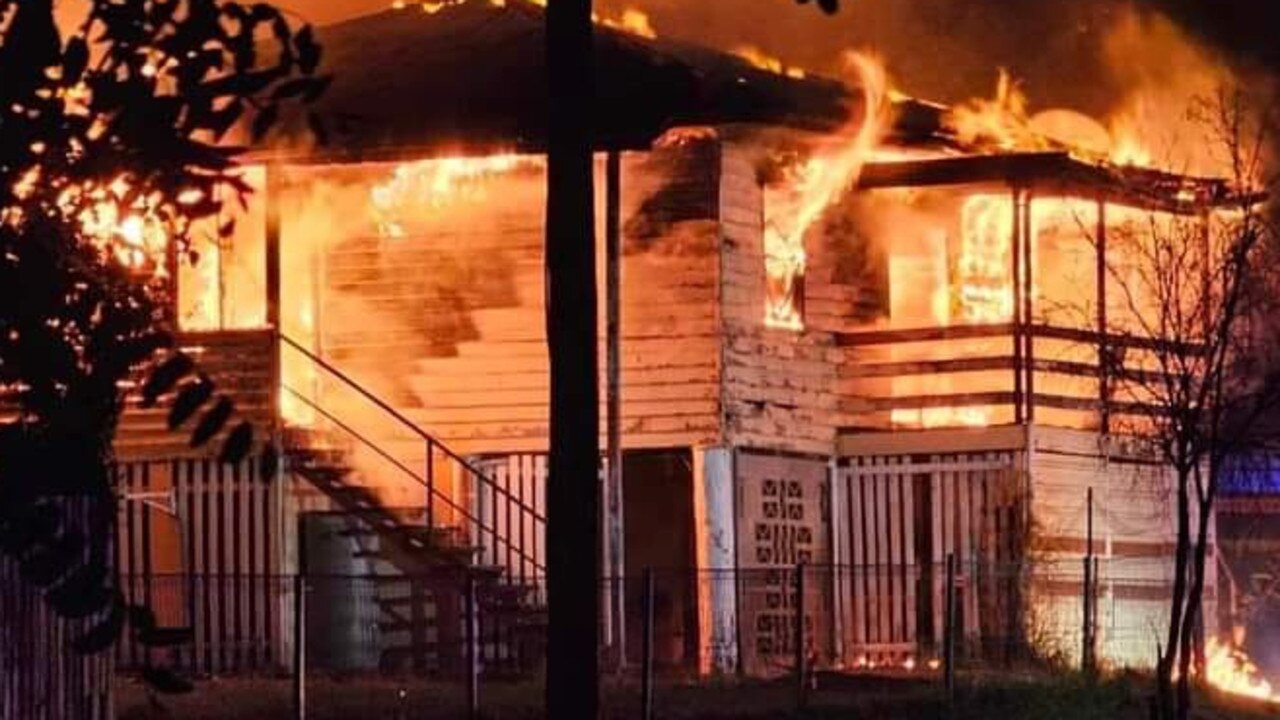 House fire at Edington St, Berserker, on July 6. PHOTO: Kerry Smith.