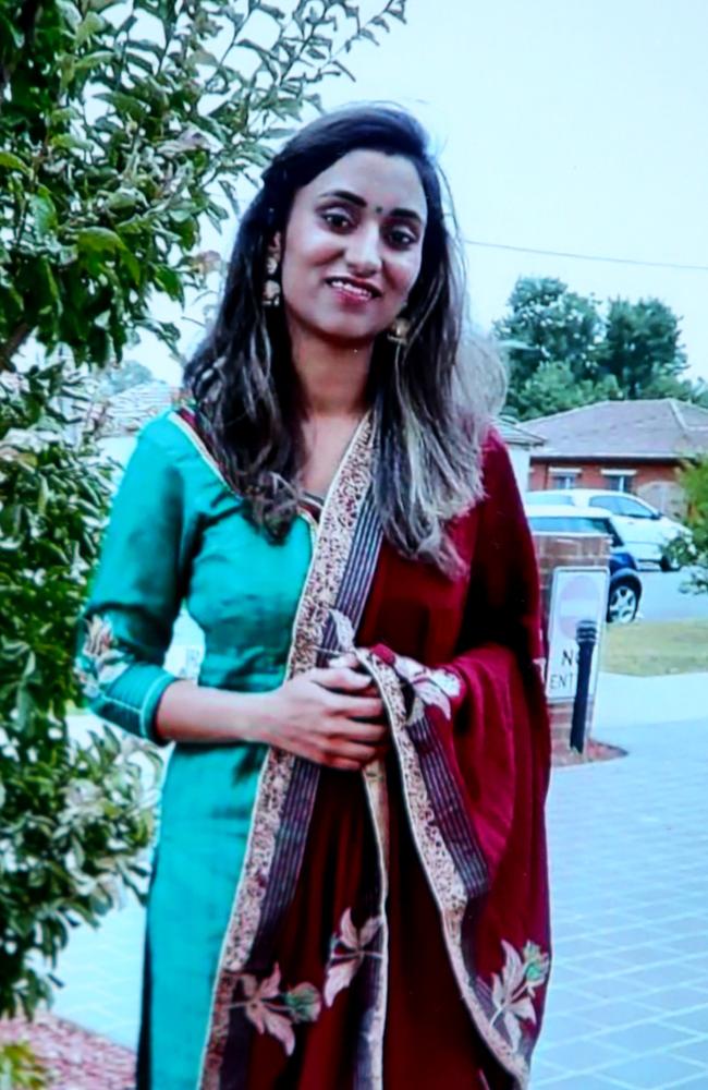 A vigil was held at Glenwood Park for Indian woman Kamaljeet Sidhu who was allegedly murdered. Picture: Toby Zerna