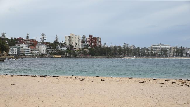 NSW Police were called to Shelly Beach in Manly following the death on Friday. Picture: NewsWire / Gaye Gerard