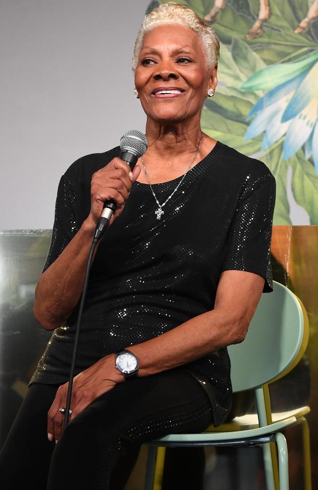 Dionne Warwick toured in Australia in 2018 including a scene-stealing appearance at the Melbourne Cup Birdcage. Picture: Supplied