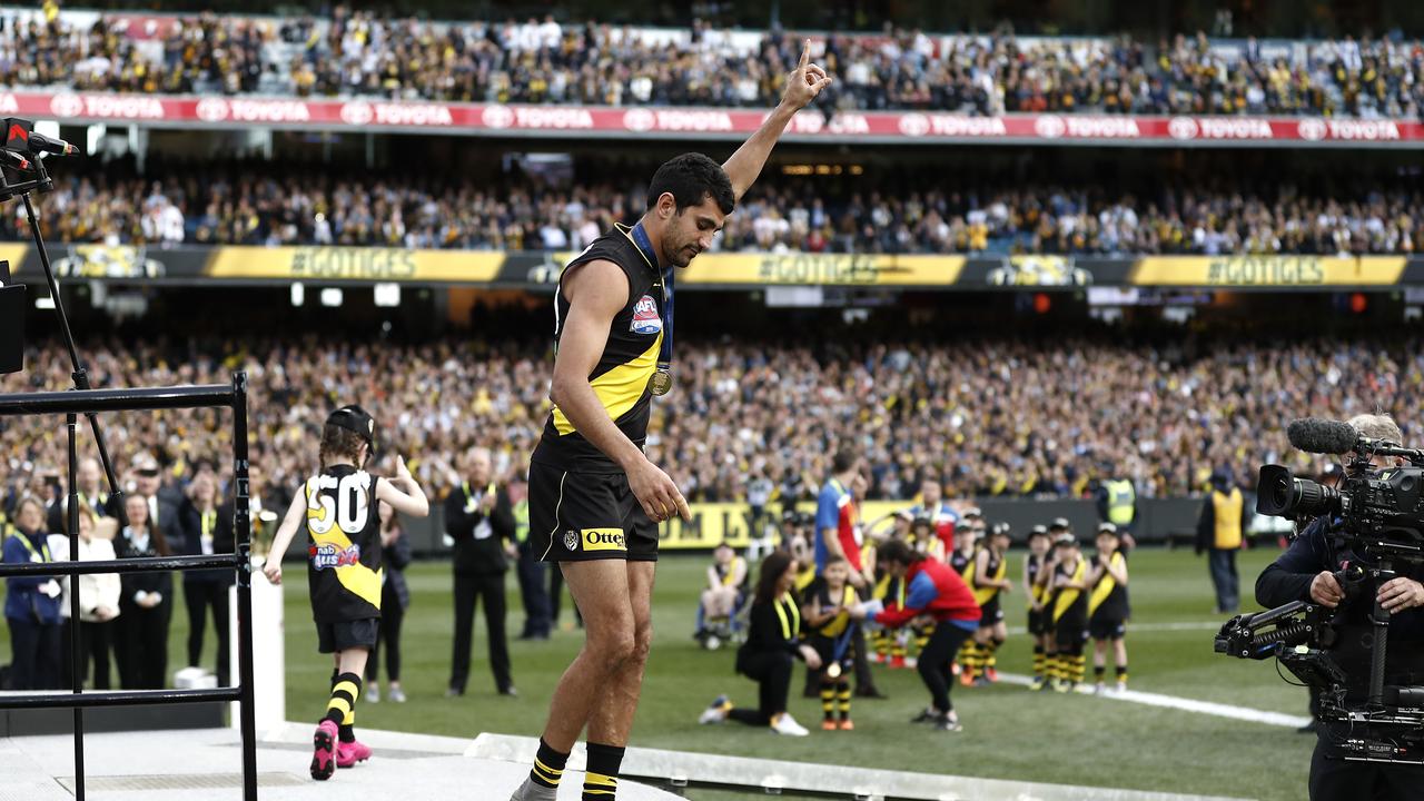 Marlion Pickett on Grand Final day. Picture: Getty Images