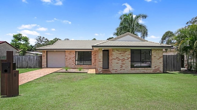 This three-bedroom house at 9 Kennedy St, Caboolture, is for sale for offers over $560,000.