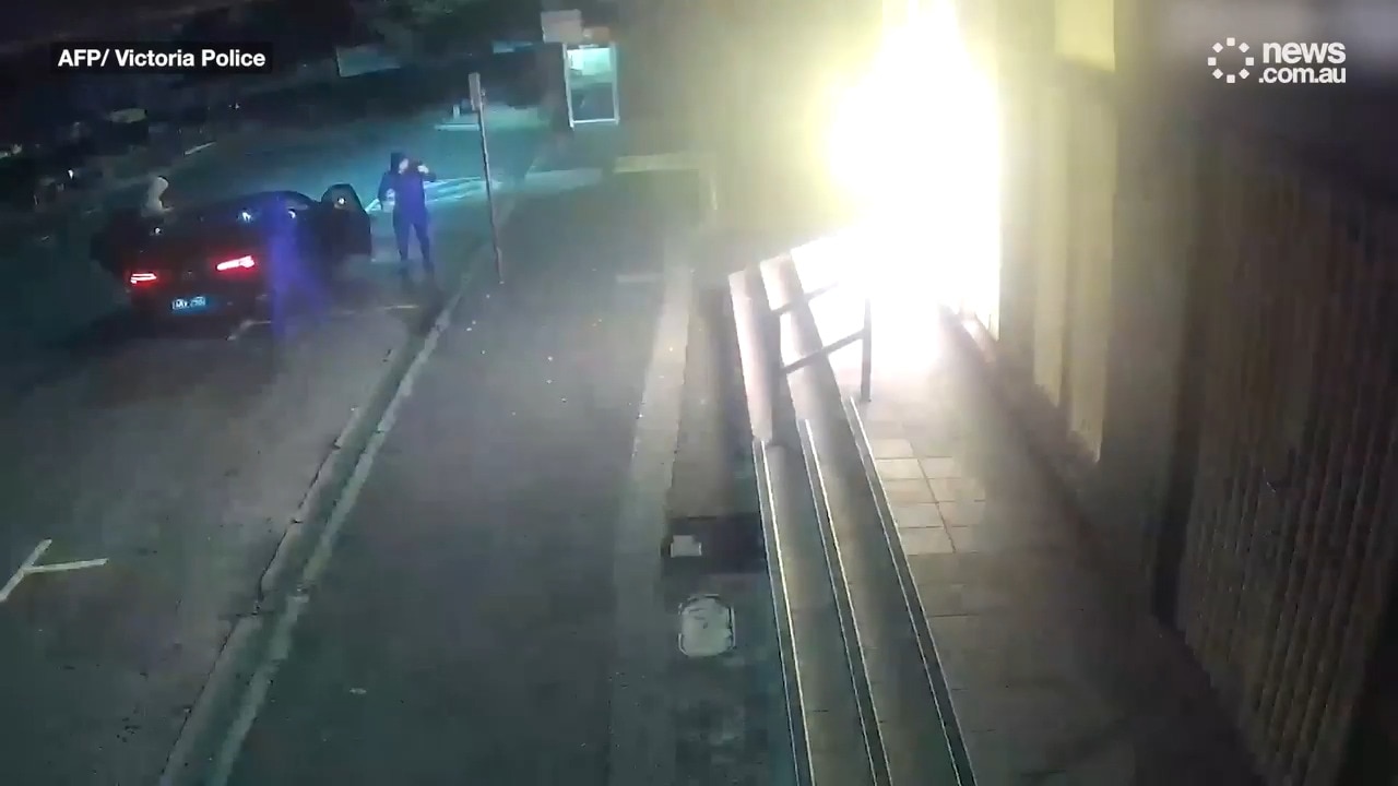 CCTV released in Melbourne synagogue arson investigation