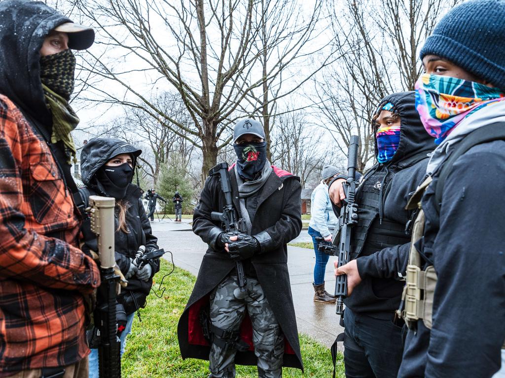 Photos Show Far-right Extremists Boogaloo Boys Protesting At US State ...