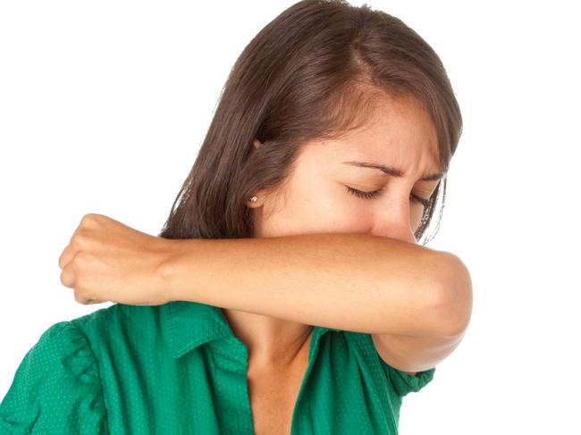 Health authorities suggest coughing into the elbow is better than coughing into your hands.