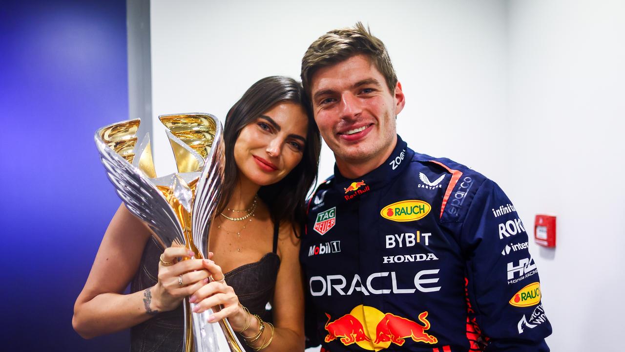 Kelly Pique and Max Verstappen.