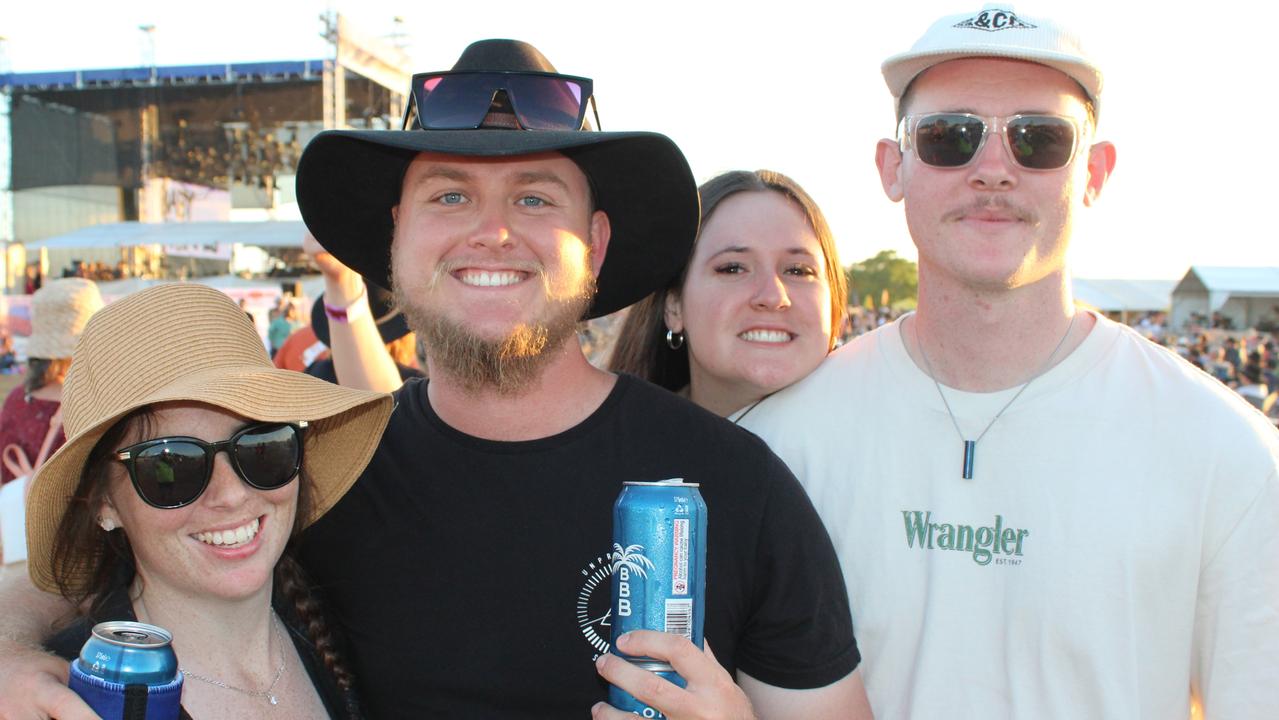 Jaysha Wheeler-Hanse, Brydon Jones, Brayden Shield and Leah Kitching enjoyed the Lighthouse Rock 2023 festival on Saturday, October 14.