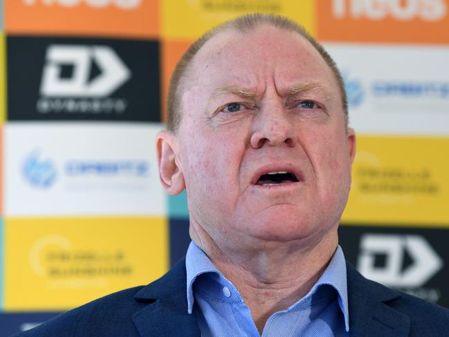 Gold Coast Titans chairman Dennis Watt. Picture: AAP Image/Dave Hunt