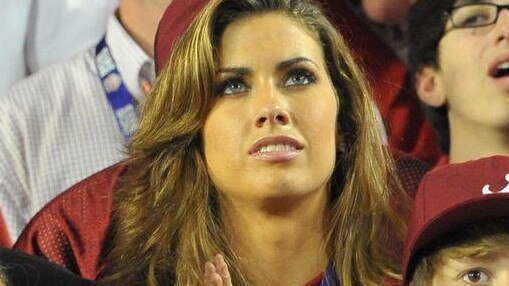 Katherine Webb as seen on the ESPN broadcast.