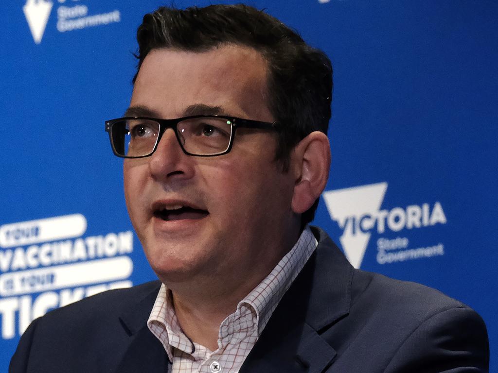 Daniel Andrews has scoffed at a possible bidding war with NSW over hosting the Grand Prix. Picture: Luis Enrique Ascui