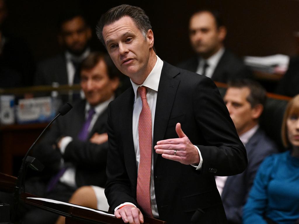 Chris Minns says the budget ignores the concerns of hard workers. Picture: AAP Image/Dean Lewins/Pool