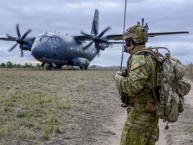 Special operations members from the United States Army, United States Navy, United States Air Force, Australian Army, Royal Australian Air Force and Australian Federal Police Crime Scene Investigators trained together during Exercise Talisman Sabre 2019 developing interoperability while conducting special forces missions throughout North Queensland. Part of the exercise took place at the Townsville Field Training Area. Picture: Supplied