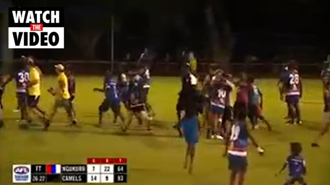 Big Rivers AFL brawl