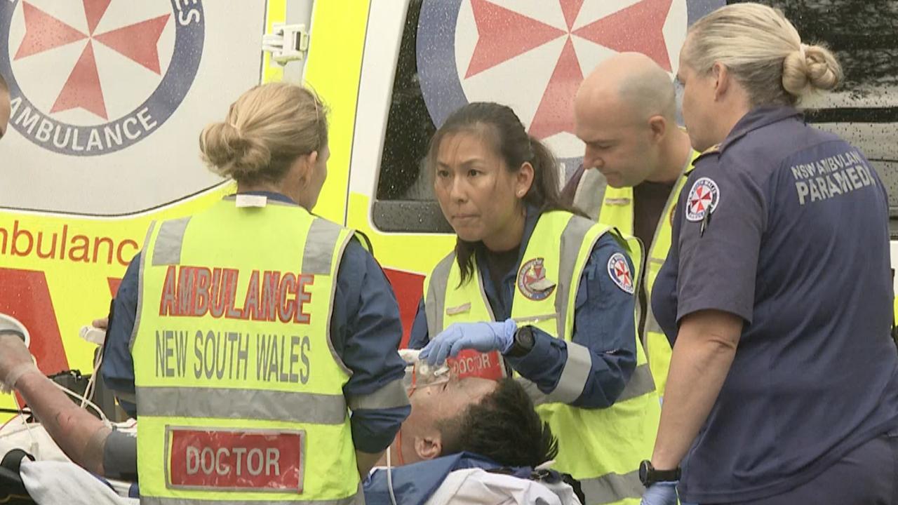 Man fighting for life after explosion at Sydney home