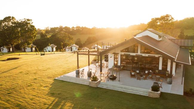 The Paddock Restaurant is planted in the paddocks at Beechmont Estate. Photo: Dylan Evans