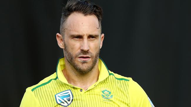 Faf du Plessis says he feeds off any aggression from opponents.