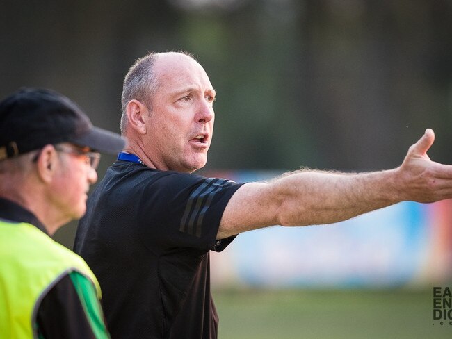 Southport Gold Coast Premier League football (soccer) coach Rob Semple. Picture: East End Digital