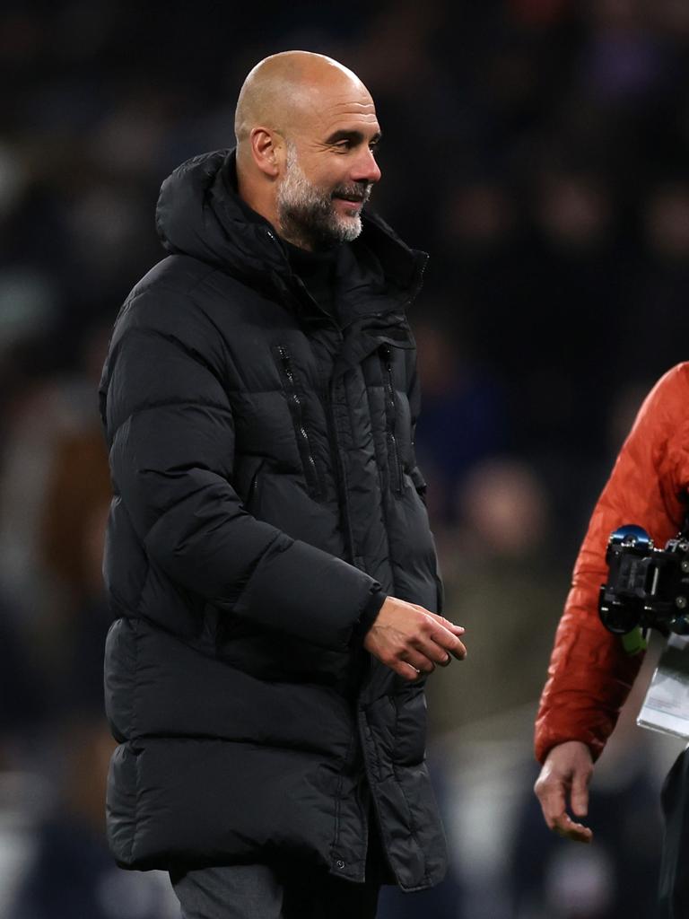 Pep Guardiola’s Man City taugh Tottenham a lesson. (Photo by Catherine Ivill/Getty Images)