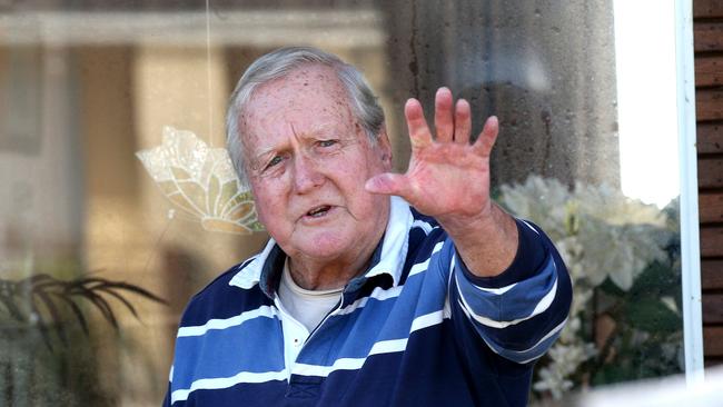 Retired Newcastle Maitland Bishop Michael Malone at his house in Terrigal on the NSW Central Coast. Picture Peter Lorimer.