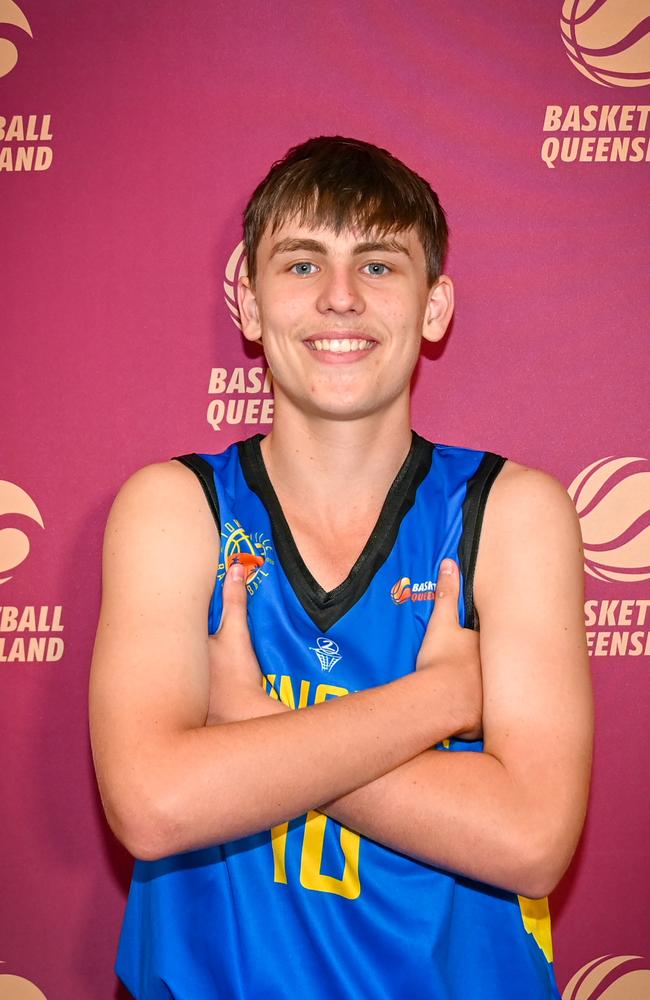 Queensland North U16 Boys player Braith Turner. Picture: Basketball Queensland