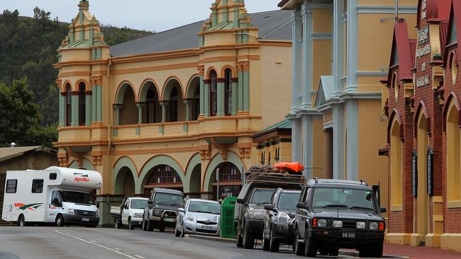 The main street of Zeehan, West Coast of Tasmania. Photo: FILE