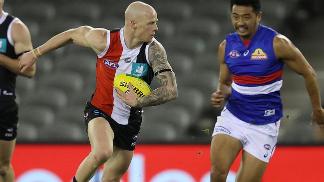 Zak Jones joined the Saints from the Swans during last year’s trade period. Picture: Michael Klein