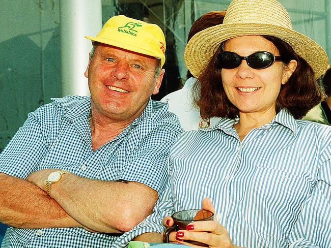 Terry and Margaret Byrne at the Manly Jazz Festival in 2000 Picture: Simon Dean