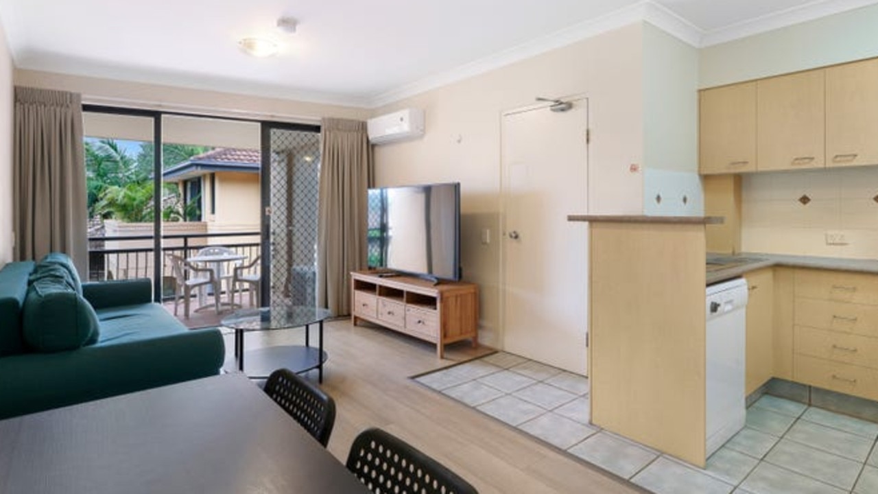 Inside the quaint unit