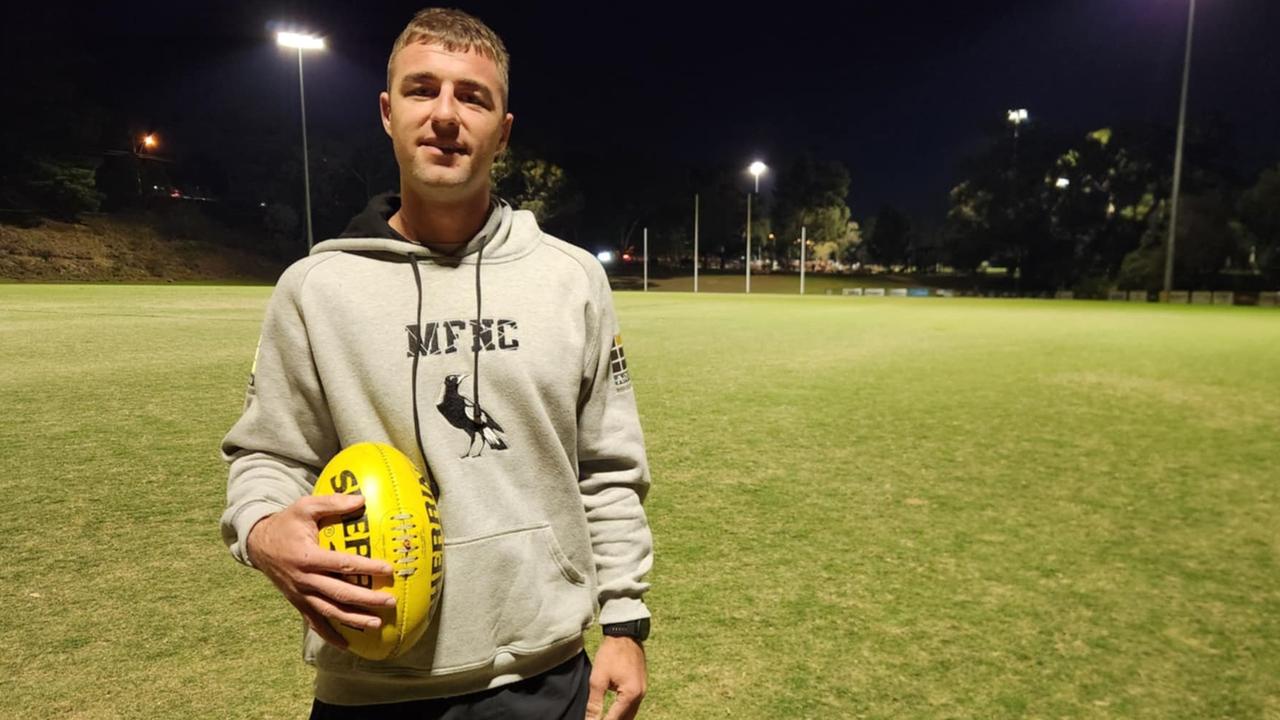 It started eating my bone: local footy ace’s brush with death