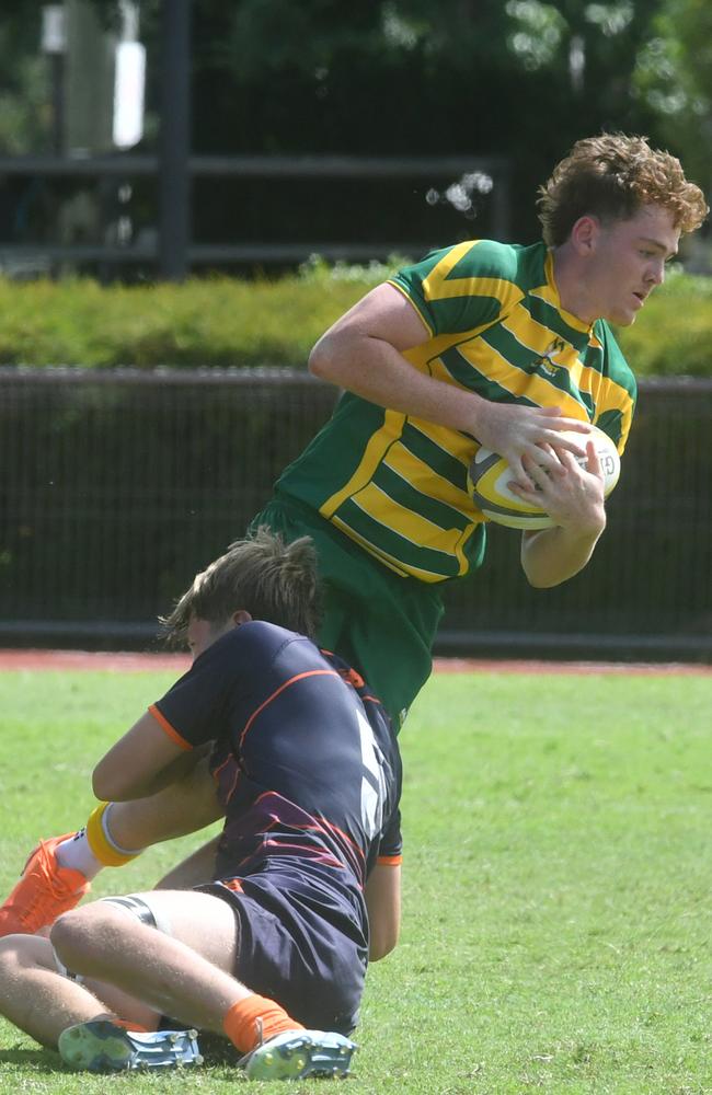 QLD Rugby Union State Championships (17-18 years boys) at the Townsville Sports Precinct. Friday May 23. Sunshine Coast against Metro West. Picture: Evan Morgan