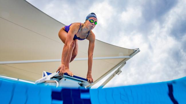 Former Coffs Harbour swimmer Maddy Gough is set to compete in the 1500m Freestyle at the 2020 Olympic Games in Tokyo. Photo: Cavan Flynn / Bond University.