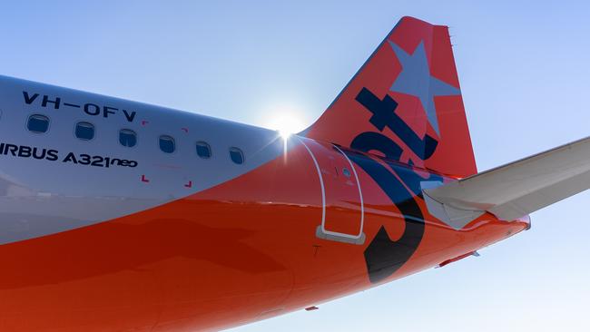 Jetstar's newest aircraft , NEO , to be based in Adelaide adding 58,000 seats on Adelaide-Bali route . Picture: Jetstar ,